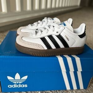 Adidas Samba Kids Sneakers - White, Black, Brown